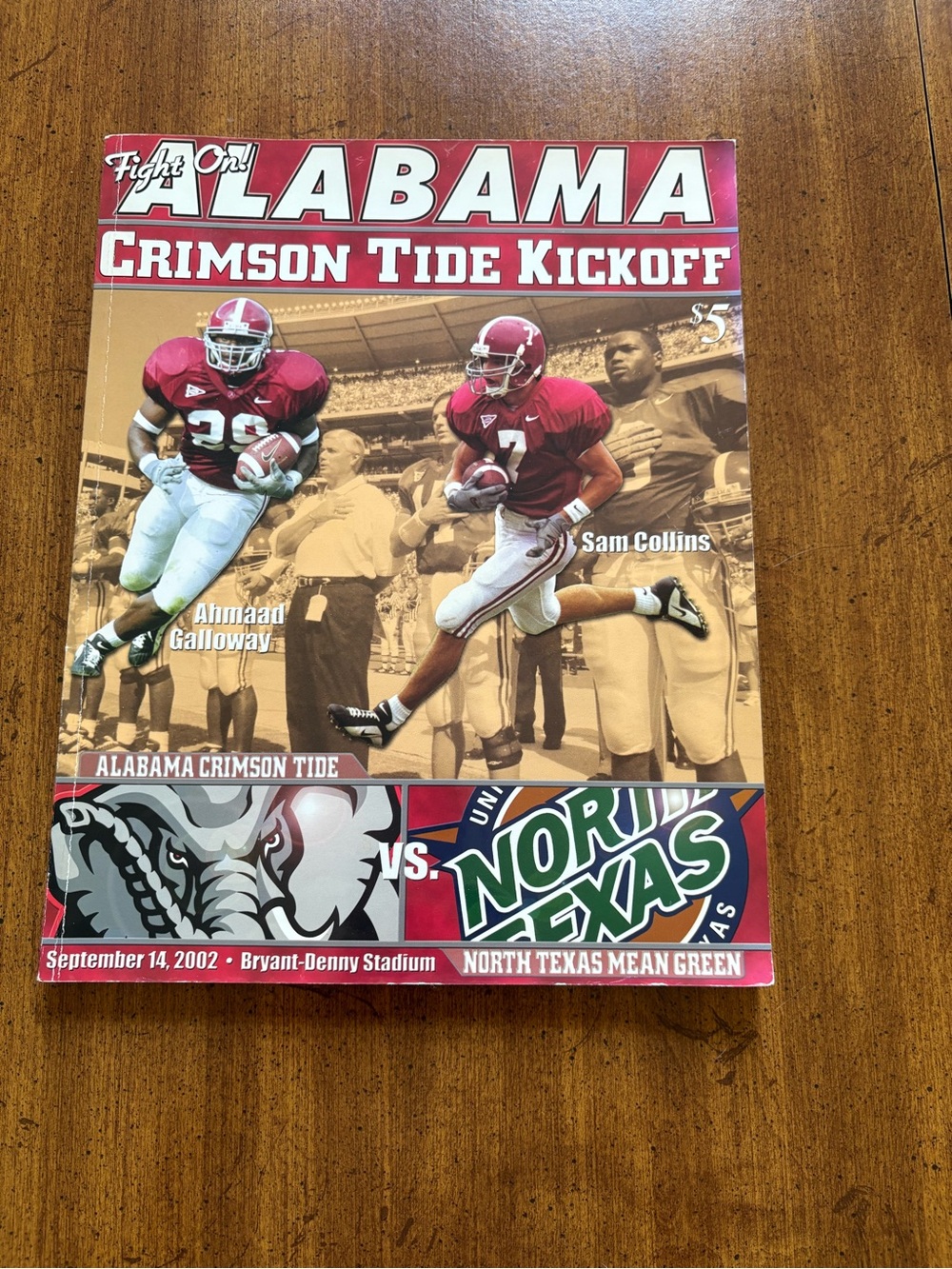 Alabama Crimson Tide Kickoff Program - Crimson